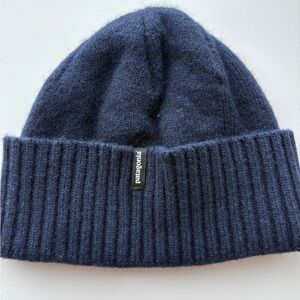 Patagonia Navy Wool Fisherman’s beanie